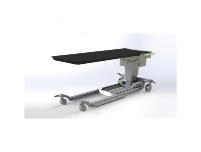 Carbon fiber Mobile Table CT150 X with elevation - Load Capacity 250k 36vDC Battery + Battery station