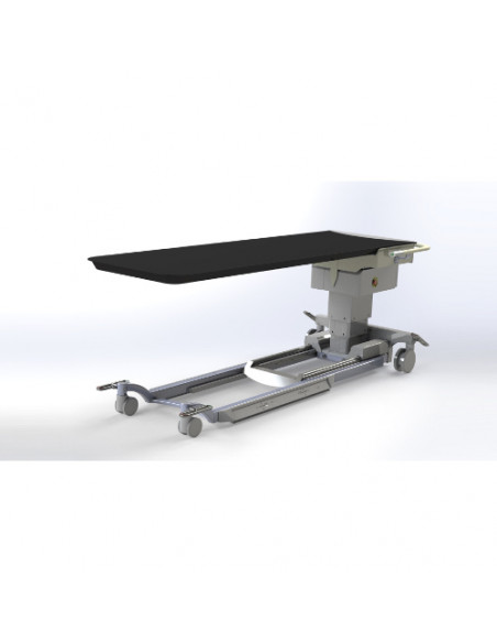 Carbon fiber Mobile Table CT150 X with elevation - Load Capacity 250k 36vDC Battery + Battery station