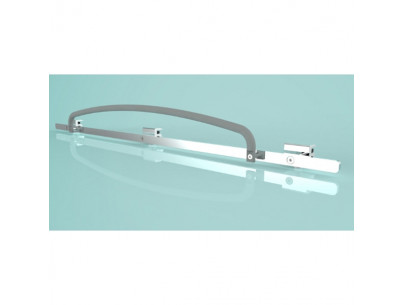 Option rail 25x10 - longueur 1200mm avec barrière fixe option pour table CT150X et CT140Q