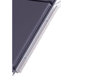 Option paire de rails médicalisés pour brancard de traumatologie Longueur 170cm. Profil 25x10