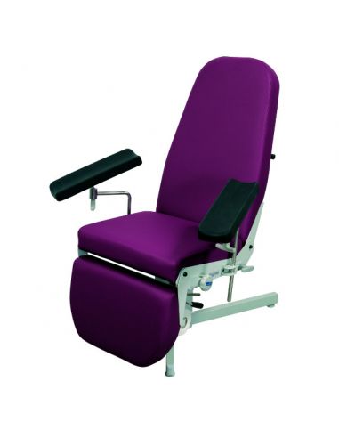 Sampling chair height 520mm with combined leg rest/backrest Max 200kg anatomic upholstery