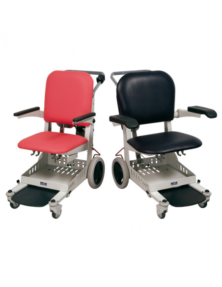 SWIFI transfer patient chair width 60cm max load capacity 200 Kg pull-down arms and foot rest incl.