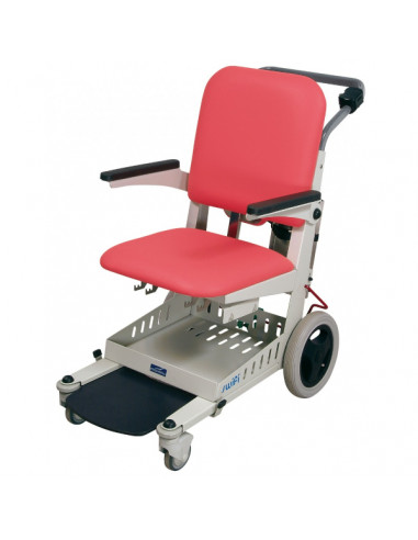 SWIFI transfer patient chair width 47cm max load capacity 200 Kg pull-down arms and foot rest incl.