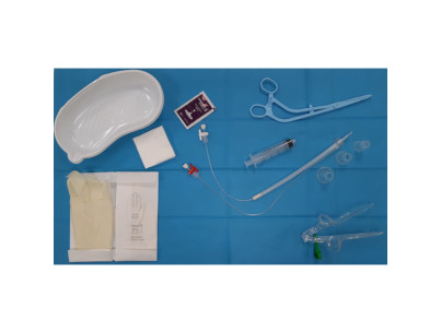 HSG sterile patient kit with set of sliding suction cups 23/28/35mm with syringe 3 pieces 20cc