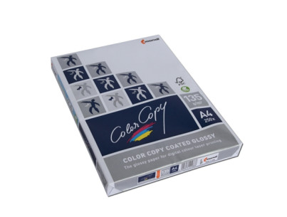 Papier COLOR COPY GLOSSY laser brillant A3 200g radio scanner IRM tarif ramette 250 feuilles