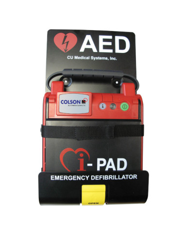 Wall mounting for defibrillators 43x23cm with straps (witout fixation DEFIB1000 and 140DEF100