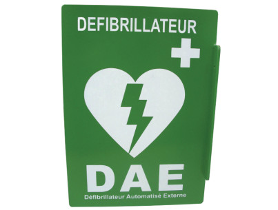 Signboard for defibrillator 20x30cm DEFIB1000 and 140DEF100