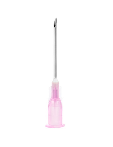 Aiguille Sol Millenium - 18G - 11/2" - 40mm (rose) Boite de 100