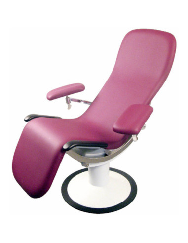 Fauteuil de soins DENEO hauteur fixe 50cm sans rotation charge max 200 kg /base circulaire