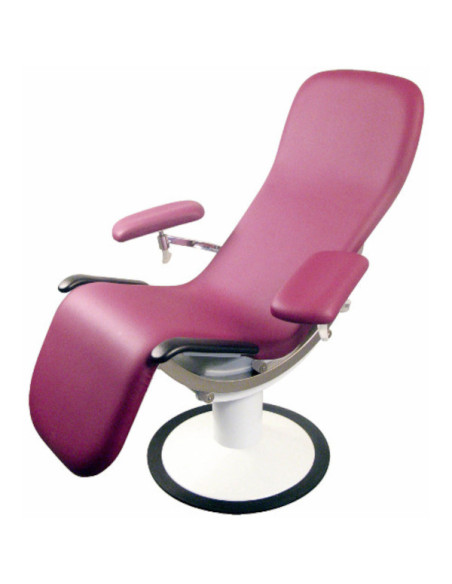 Fauteuil de soins DENEO hauteur fixe 50cm sans rotation charge max 200 kg /base circulaire