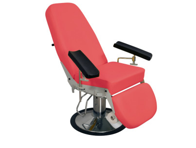 Fauteuil prélèvement HV Hyd 57/77cm repose jambes et dossier combinés