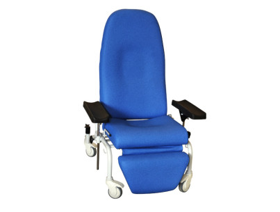 CAYEUX sampling chair – Independent backrest and leg support on wheels