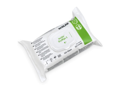 Incidine Oxywipe S 200x200mm Pack of 100 wipes Dual use - Biocid and MD