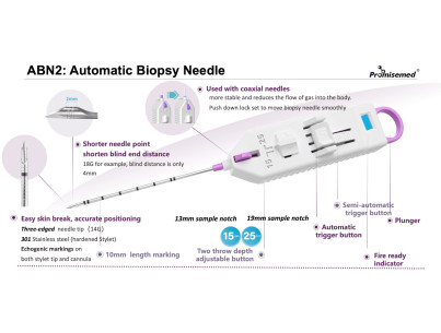 Biopsy gun automatic and semi automatic VeriEcto URO-G